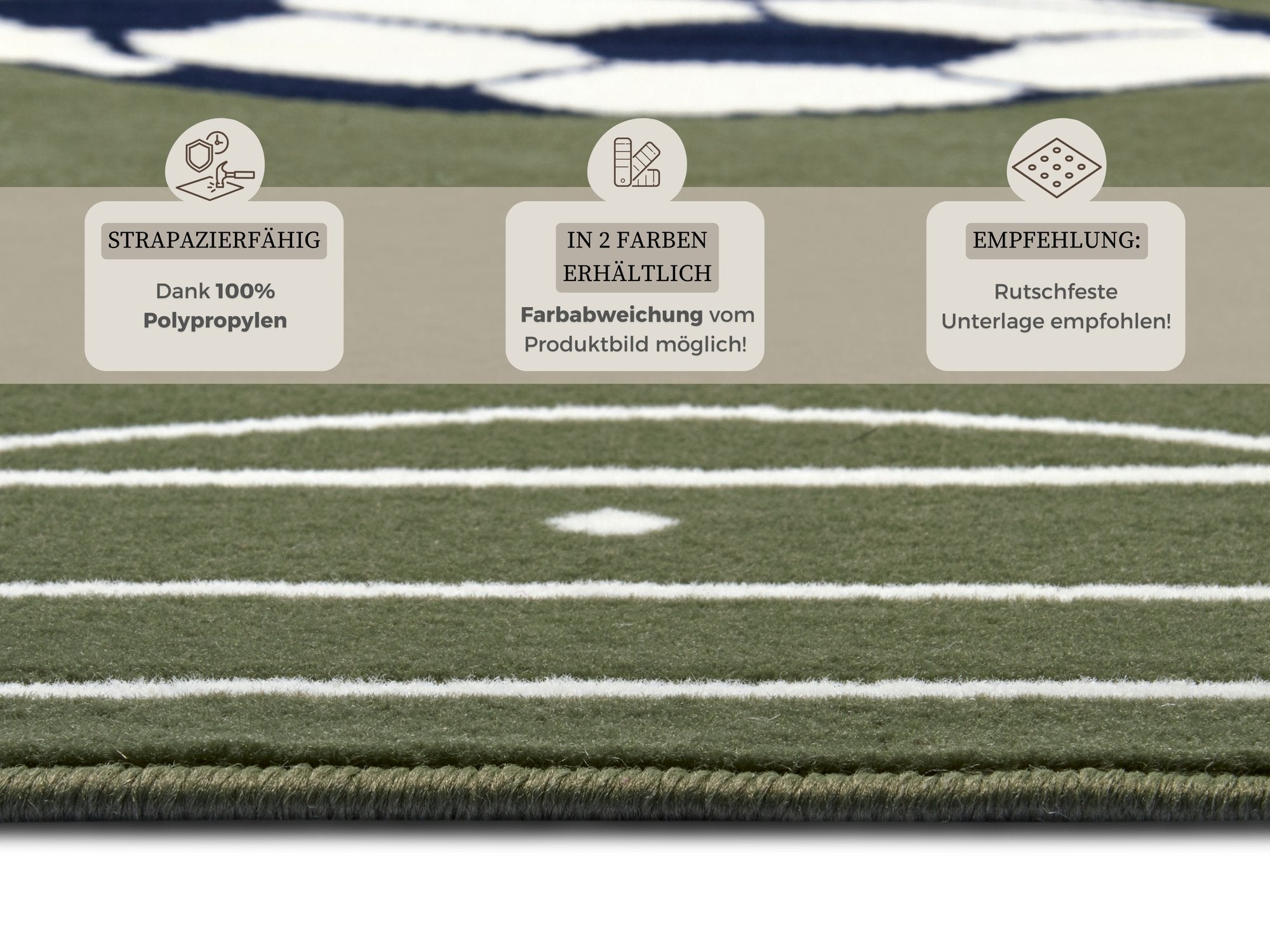 Hanse Home  Short Pile Children Rug Estadio - 120x170 cm