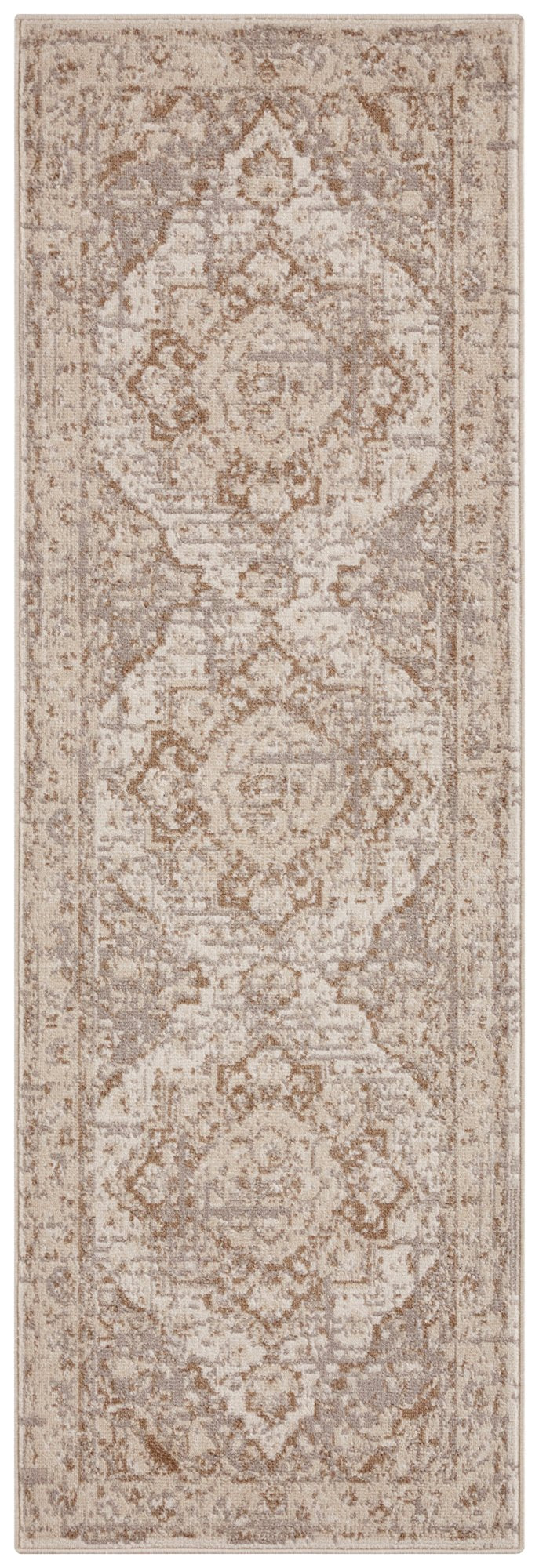 Hanse Home  Terrain Designer Shortpile Rug Sand Creme Brown - 80x200 cm