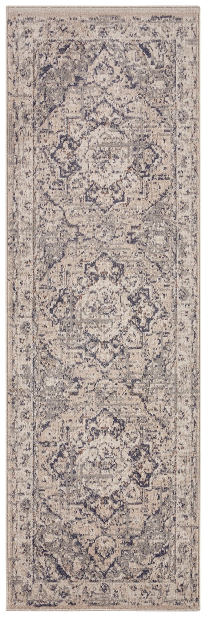 Hanse Home  Terrain Designer Shortpile Rug Sand Creme Grey - 80x200 cm