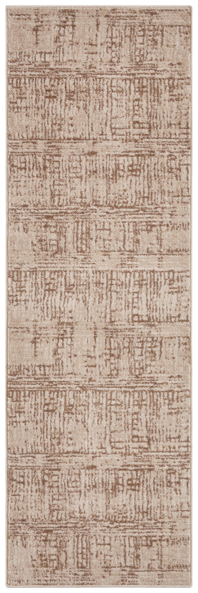 Hanse Home  Terrain Designer Shortpile Rug Sole Creme Brown - 80x200 cm