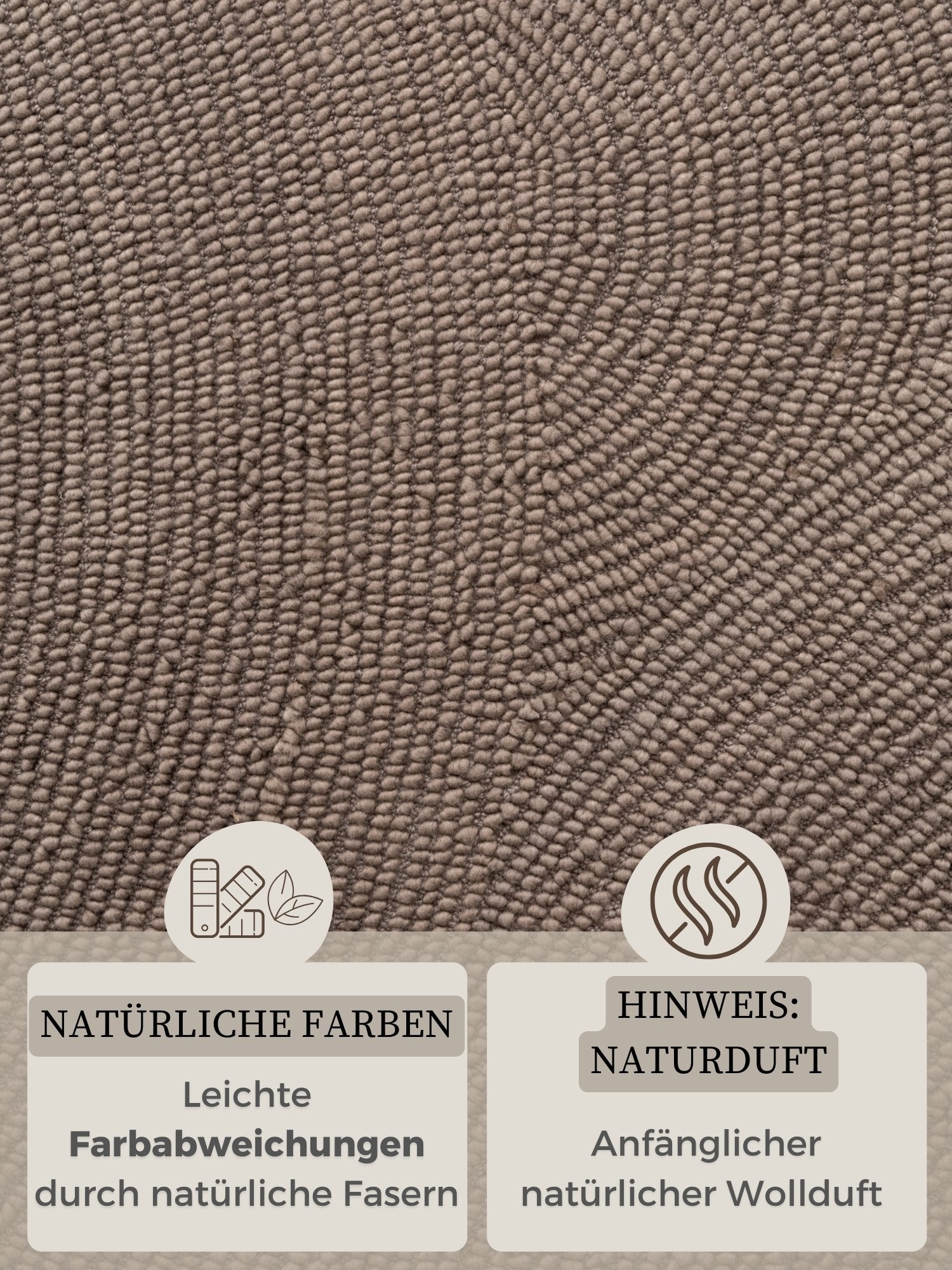Hanse Home  Eleni Wool Rug Eleni Taupe - 120 cm