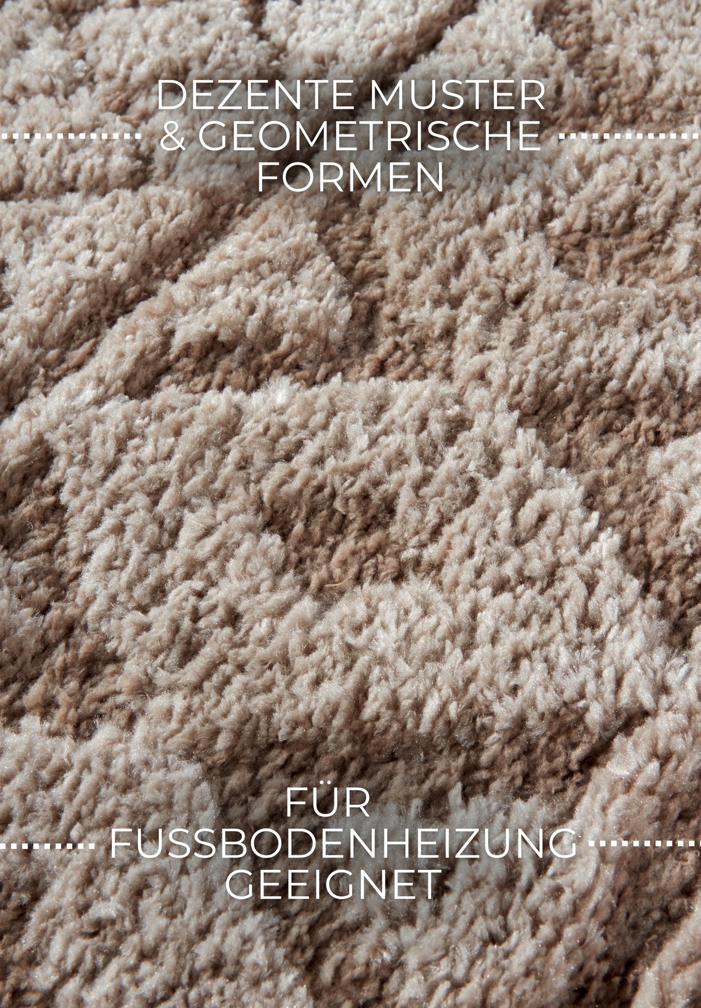 Hanse Home  Elle Decoration Gallery High Pile Carpet Itinerance Beige - 80x120 cm