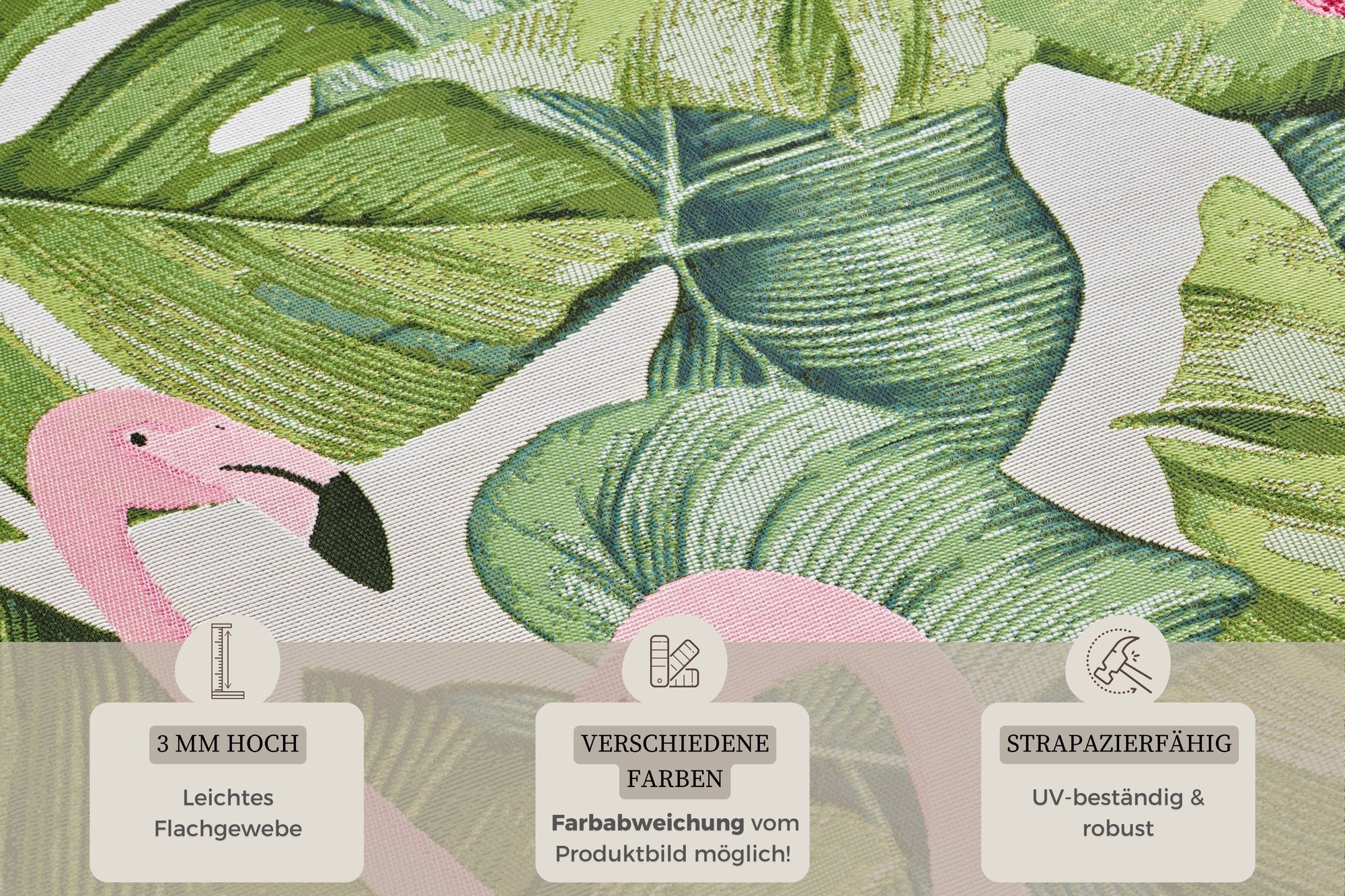 Hanse Home  Flair In- und Outdoor Carpet Tropical Flamingo - 160x235 cm