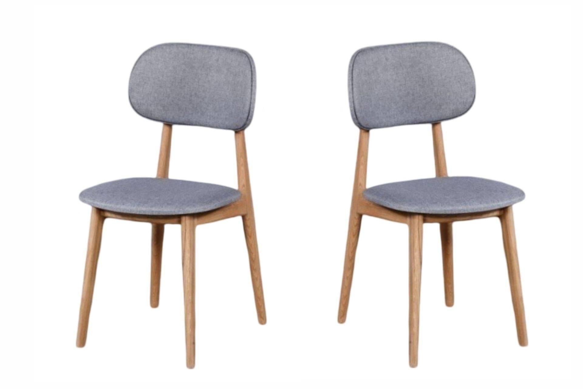 House of Woods Set van 2 eetkamerstoelen Bari | 