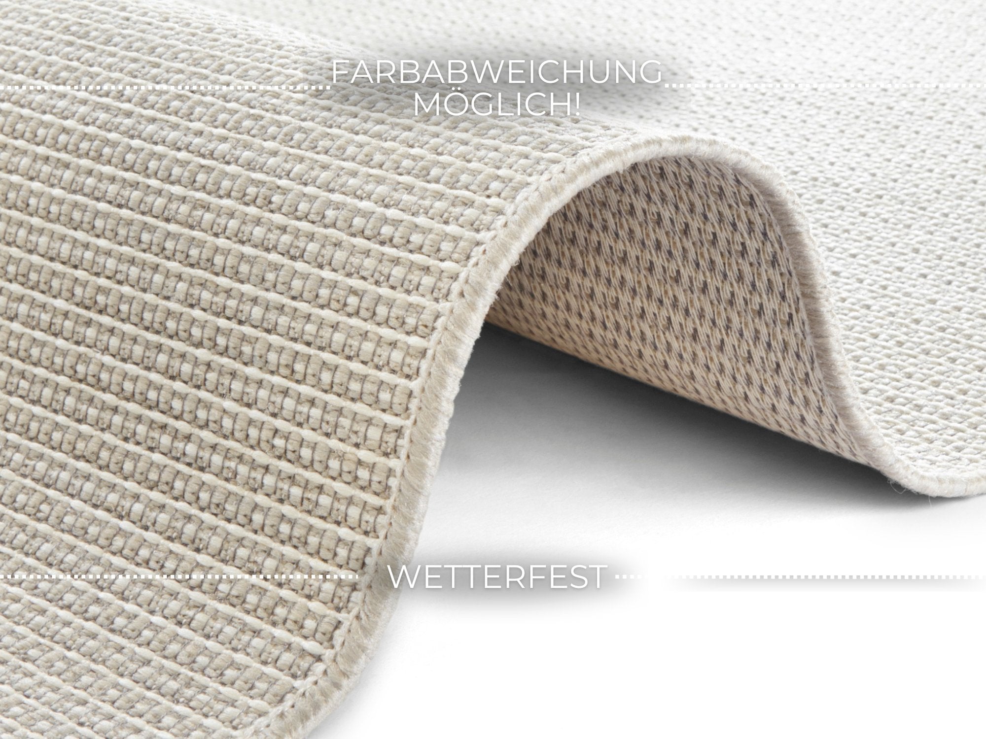 Hanse Home  Flatweave In- & Outdoor carpet Millau Beige Taupe - 140x200 cm