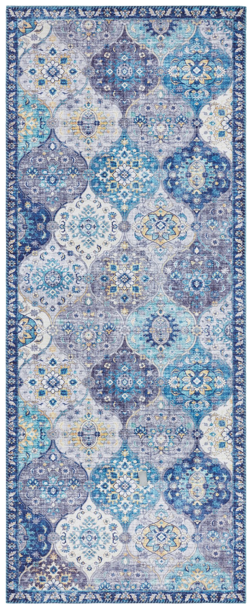 Hanse Home  Carpet Kashmir Ghom in Oriental-Optic Denim Blue - 120x160 cm