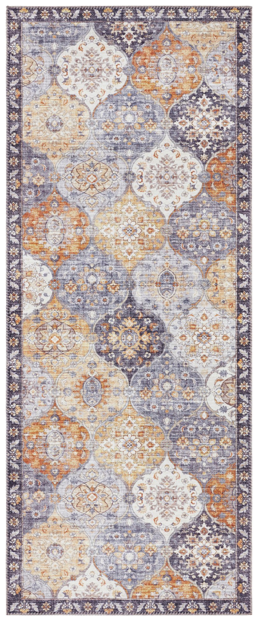 Hanse Home  Carpet Kashmir Ghom in Oriental-Optic Honey Yellow - 120x160 cm