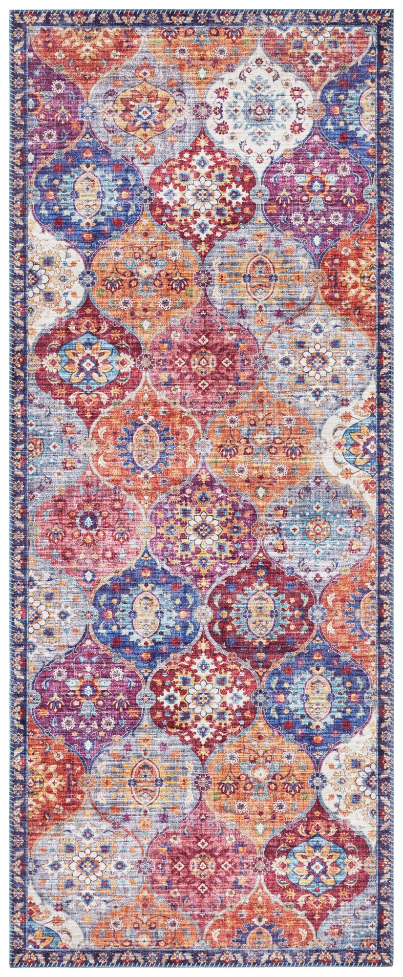 Hanse Home  Carpet Kashmir Ghom in Oriental-Optic Multicolor - 120x160 cm