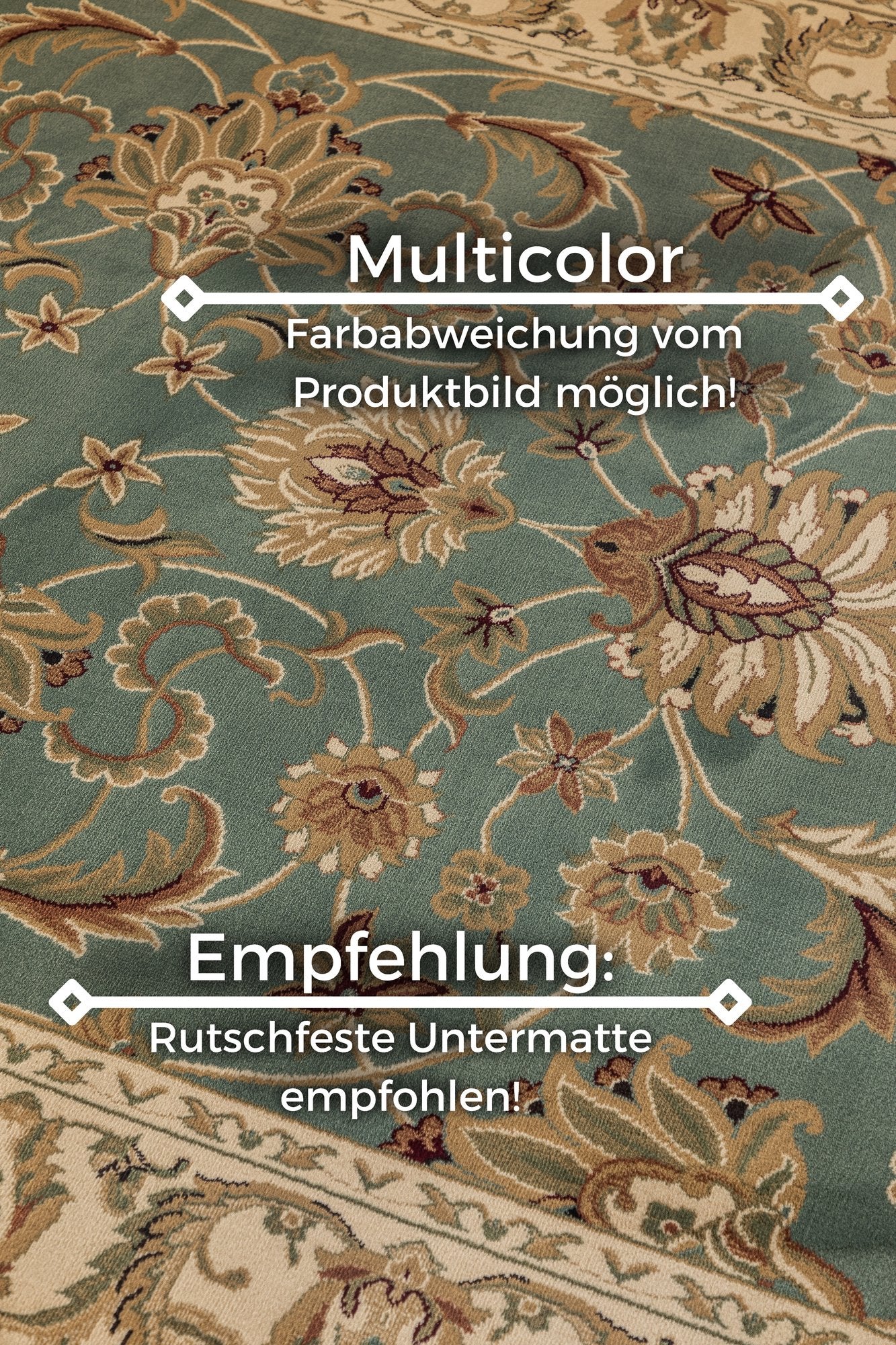 Hanse Home  Nouristan Herat Oriental Rug Harirud Mint - 200x280 cm