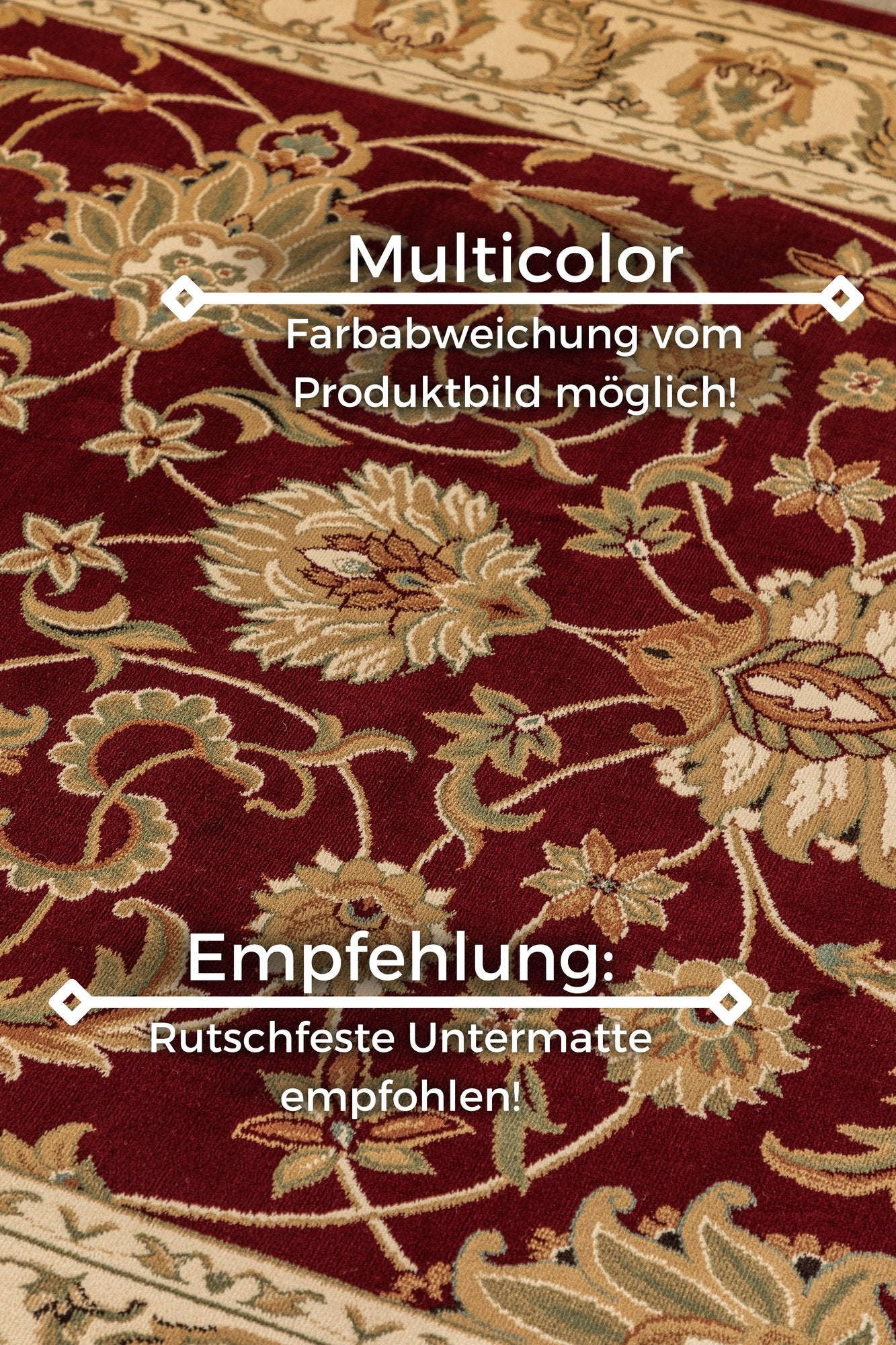 Hanse Home  Nouristan Herat Oriental Rug Harirud Red - 120x170 cm