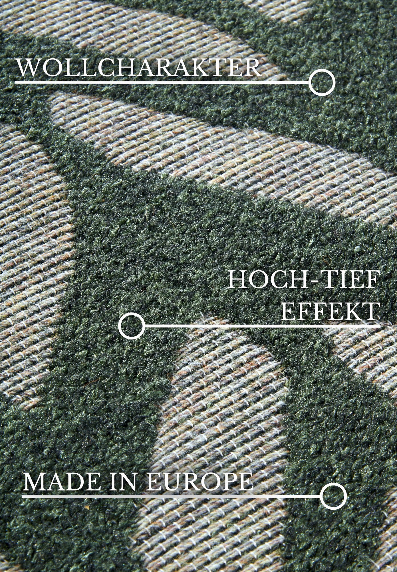 Hanse Home  Villeroy & Boch 1883 In- & Outdoor Rug Georgette Jungle Green - 200x290 cm