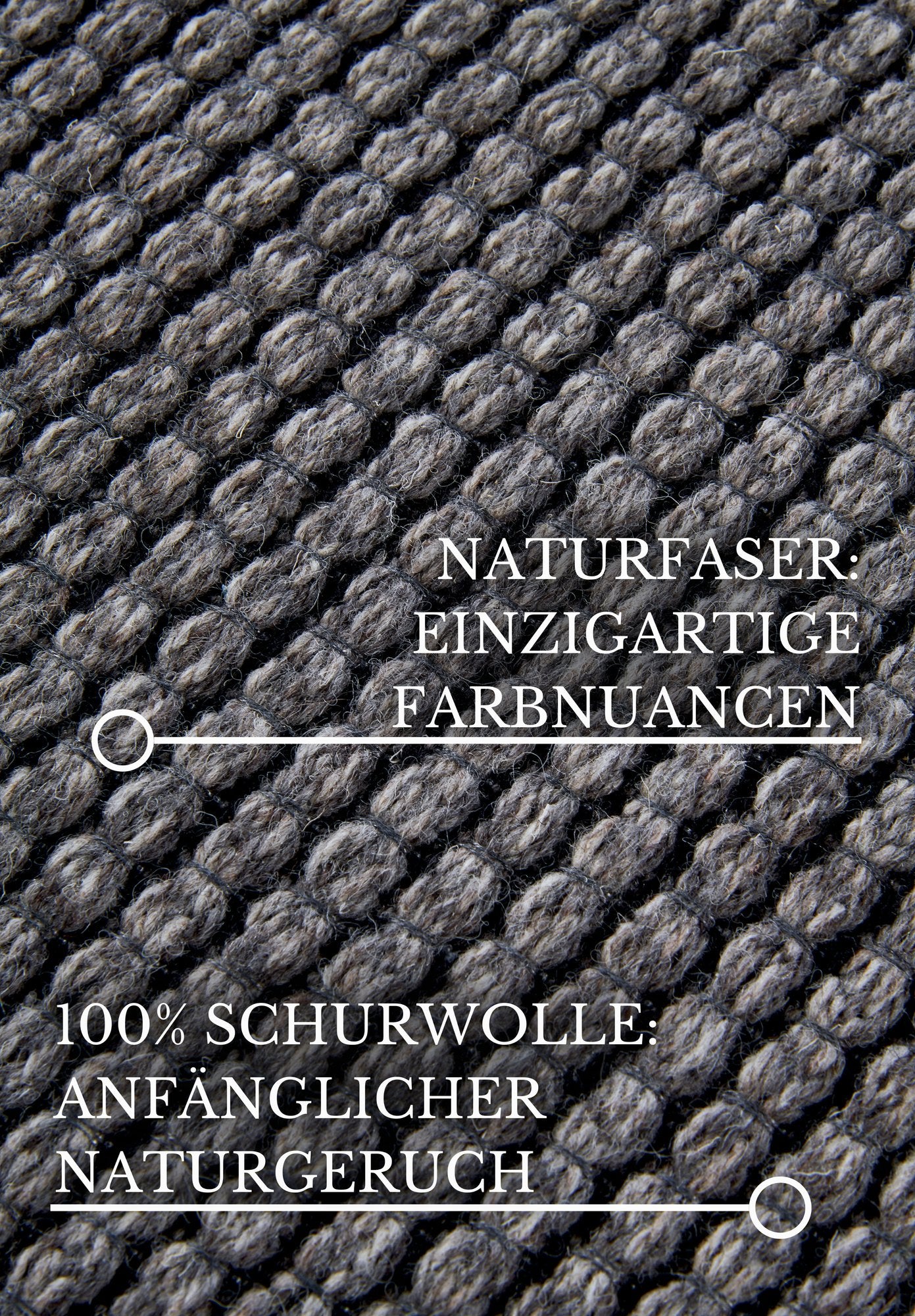 Hanse Home  Villeroy & Boch 1843 Wool Rug Charles Nature Grey Beige - 160x230 cm