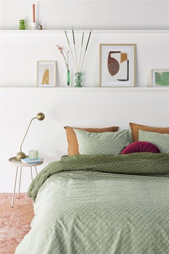 Beddinghouse Noa Dekbedovertrek Green 140x200/220 cm