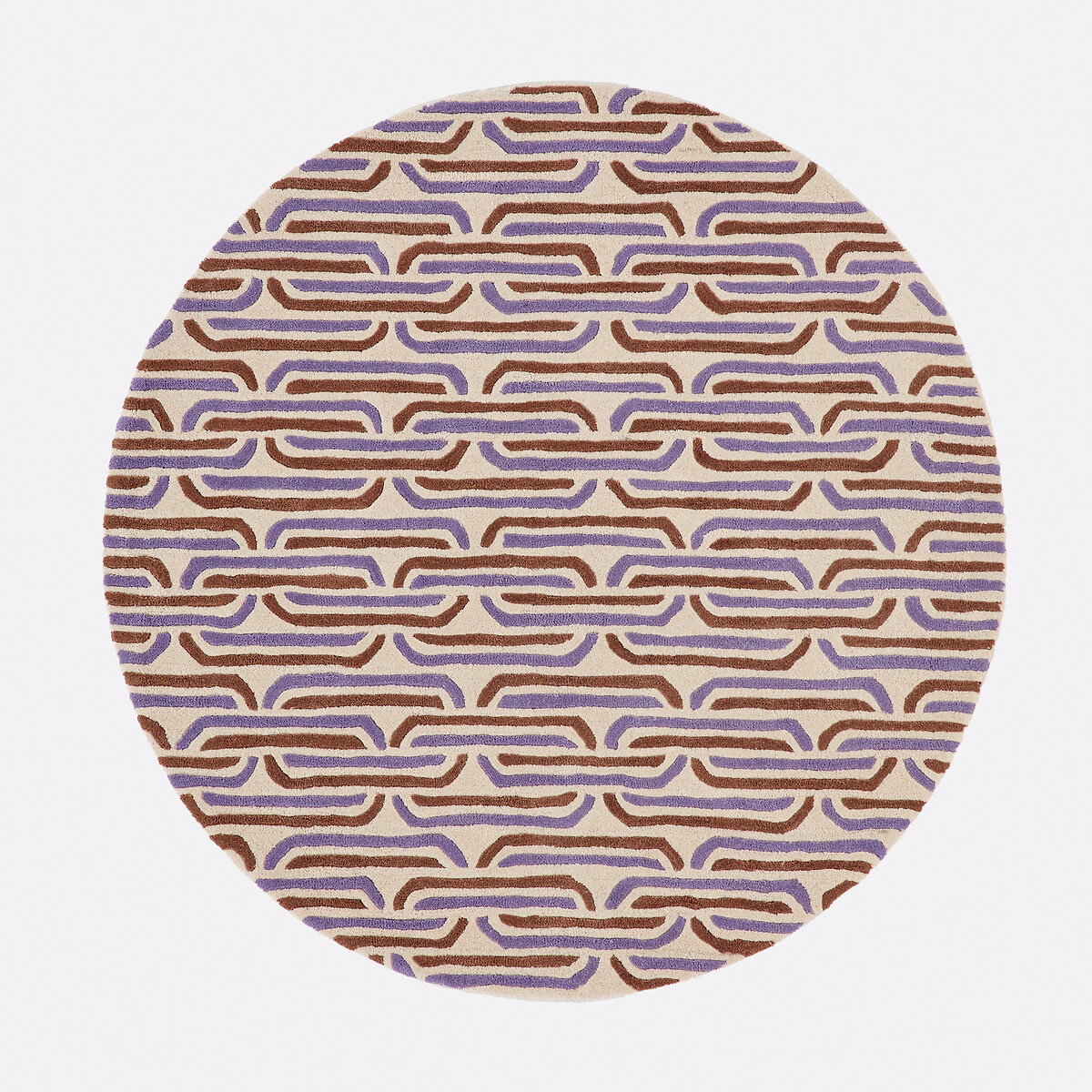 LA REDOUTE INTERIEURS Rond wollen vloerkleedØ160 cm, Padura