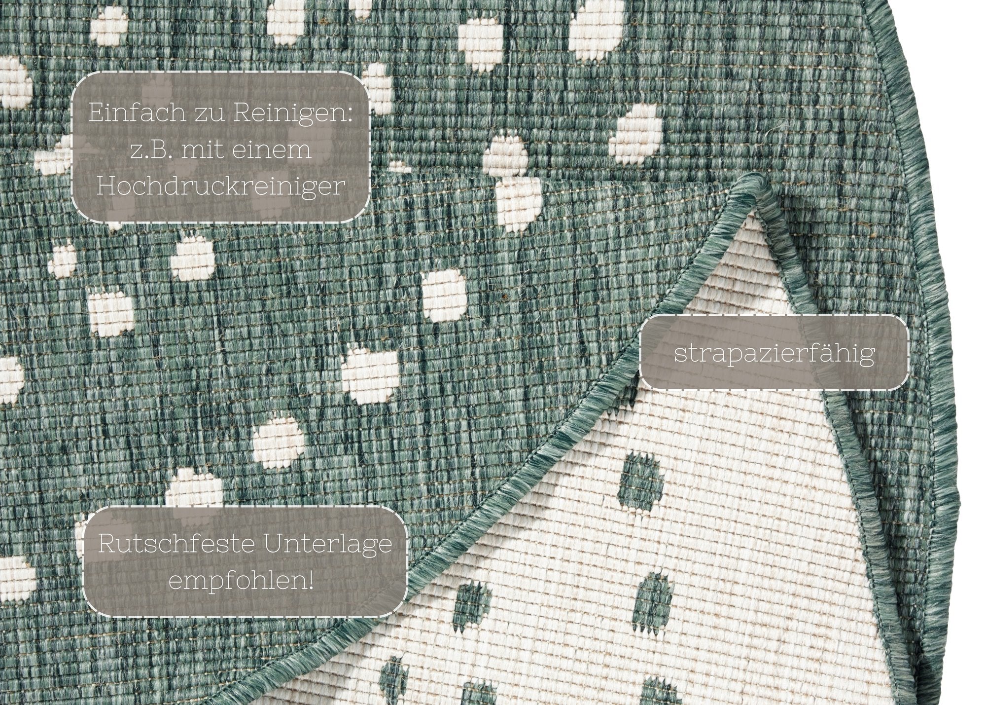 Hanse Home  Reversible carpet In-& Outdoor Bali - 140 cm