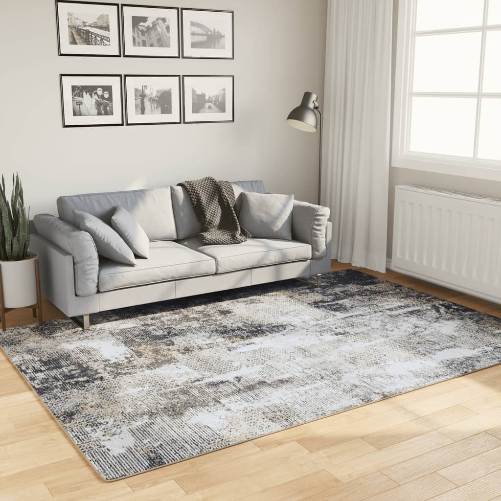 VidaXL Vloerkleed wasbaar anti-slip 160x230 cm meerkleurig