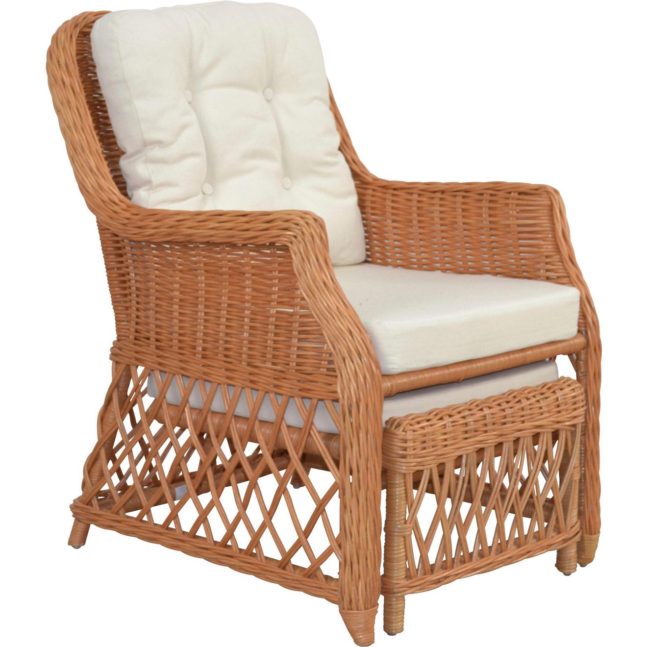 Home affaire Rotanstoel Handwerk, afm. (bxdxh): (67x75x91)