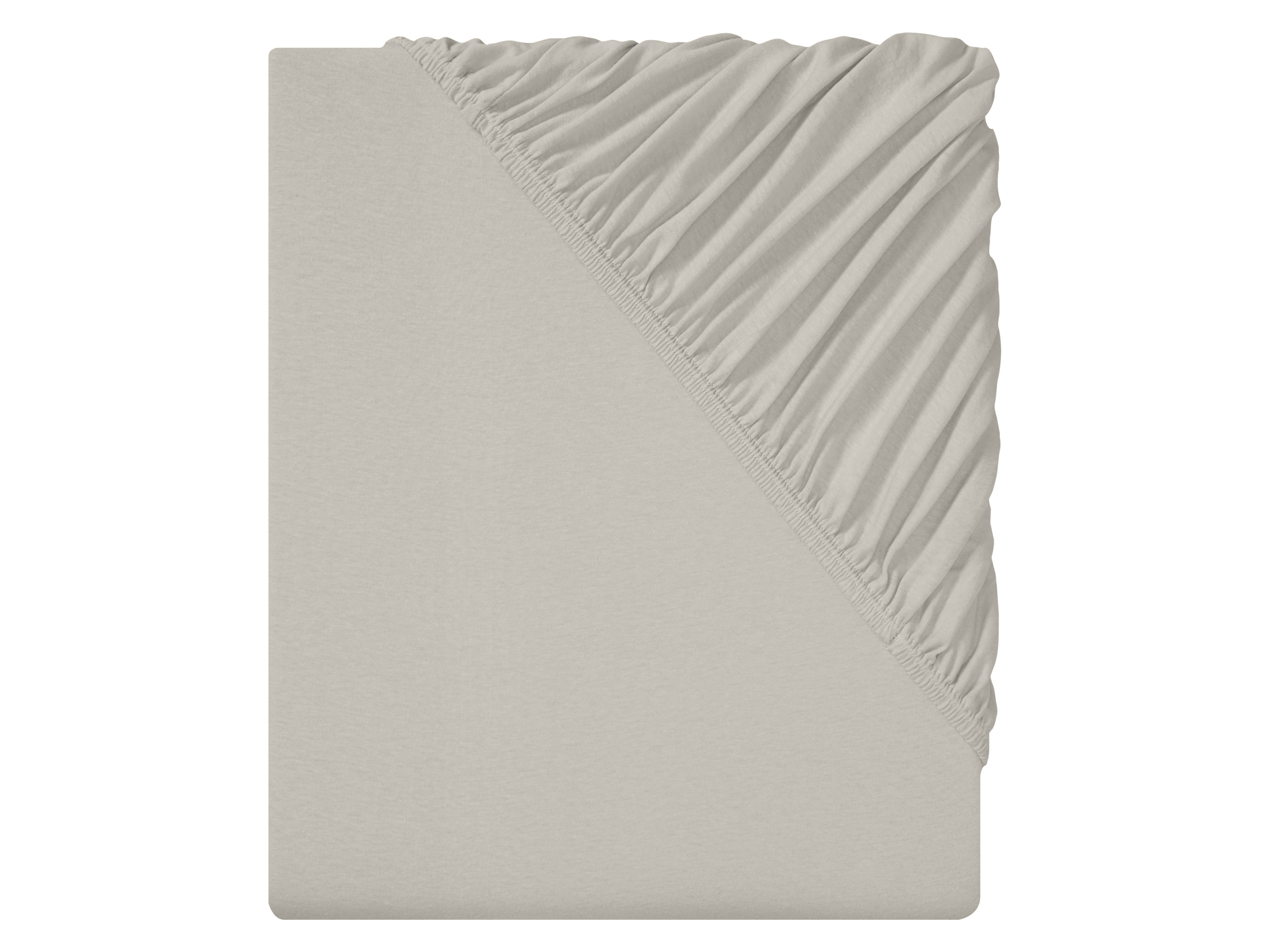 Livarno home Jersey hoeslaken 140-160 x 200 cm (Beige)