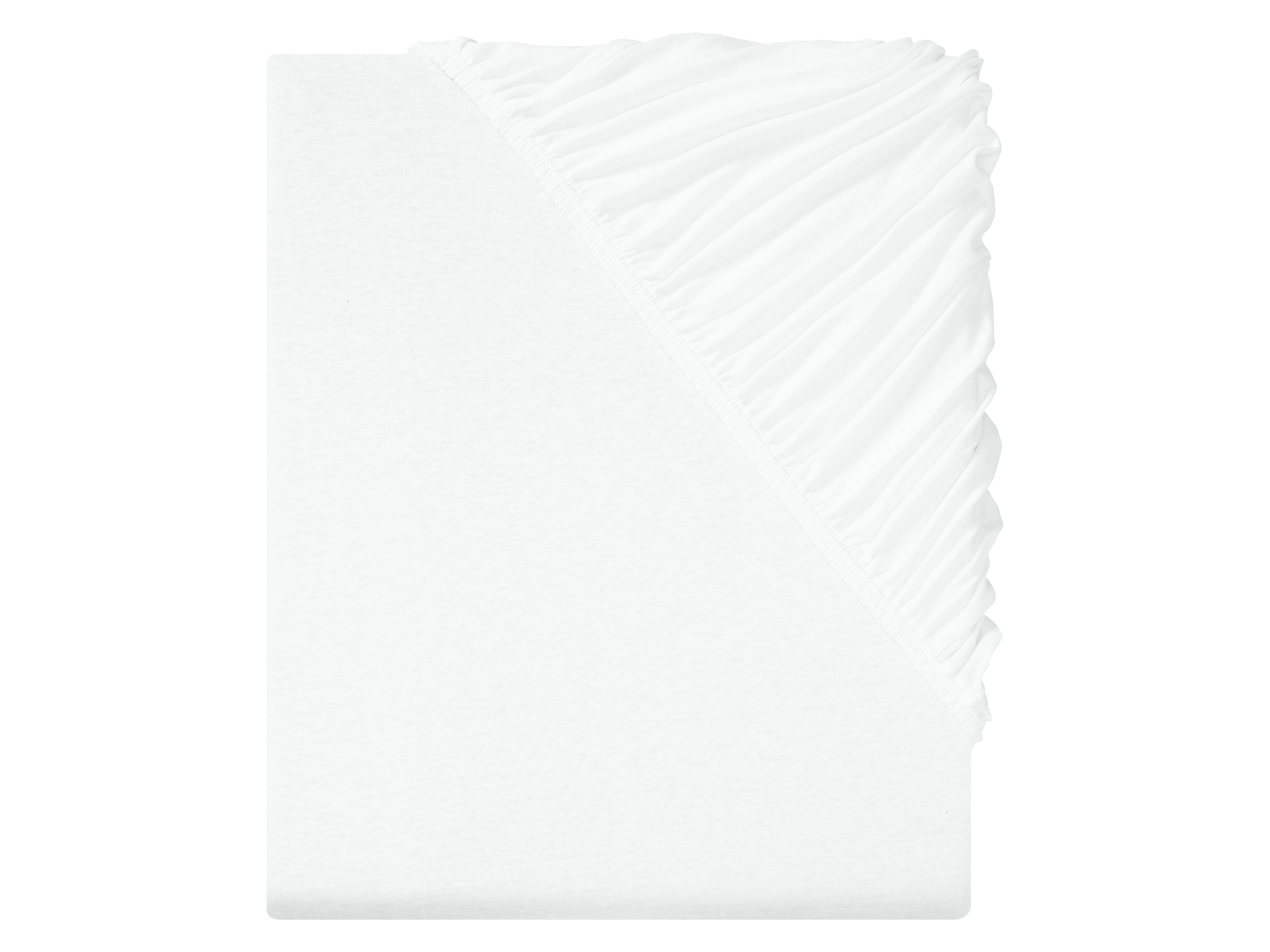 Livarno home Jersey hoeslaken 140-160 x 200 cm (Wit)