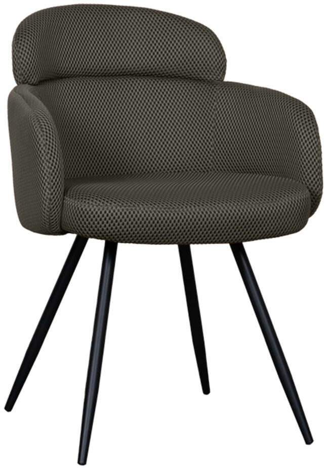 Eetkamerstoel Dinner - Hunter - Breathe - Black Frame