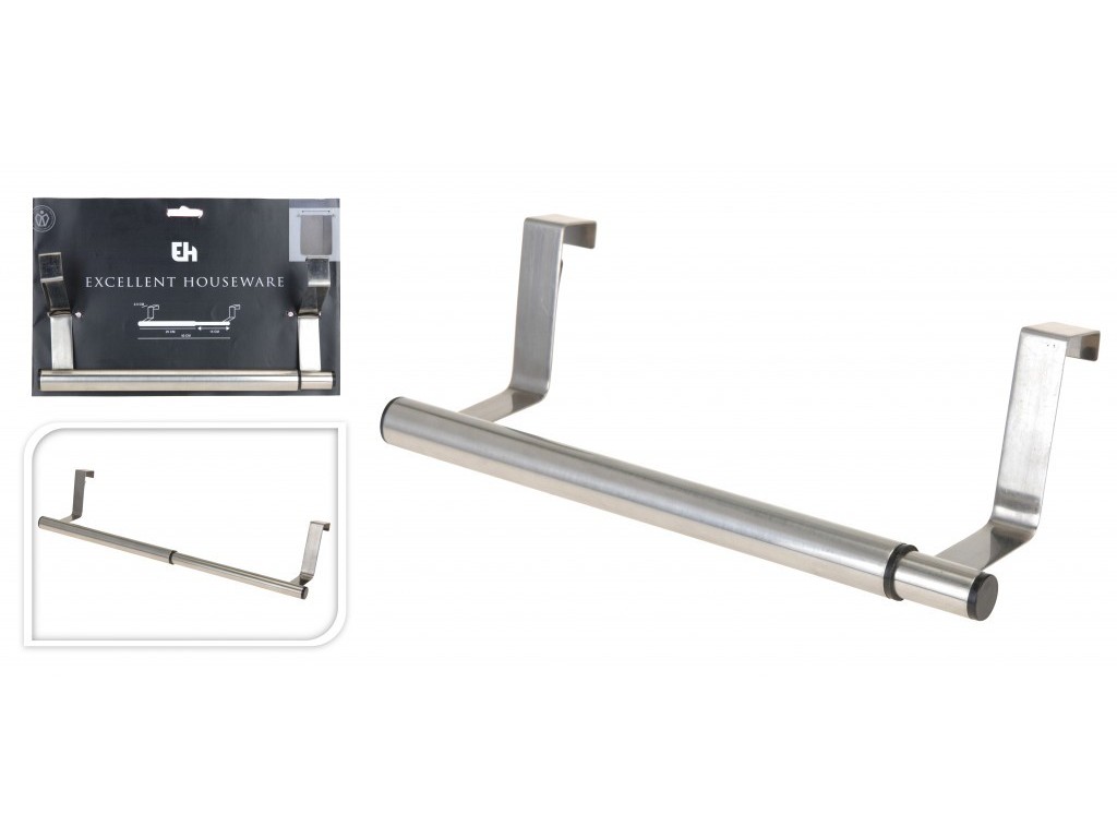 Storage Solutions Handdoekhouder Deurhanger RVS Uitschuifbaar 25-40cm