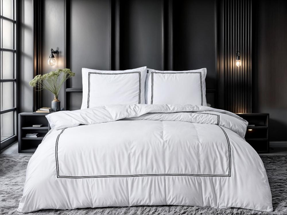 RoyalTextile - Brata Dekbedovertrek Micropercal - Wit - 140 x 220