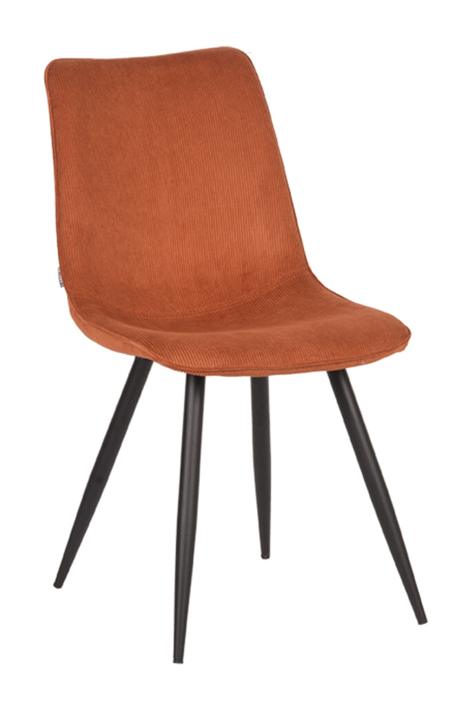 LABEL51 Eetkamerstoel Jort Rib - Roest