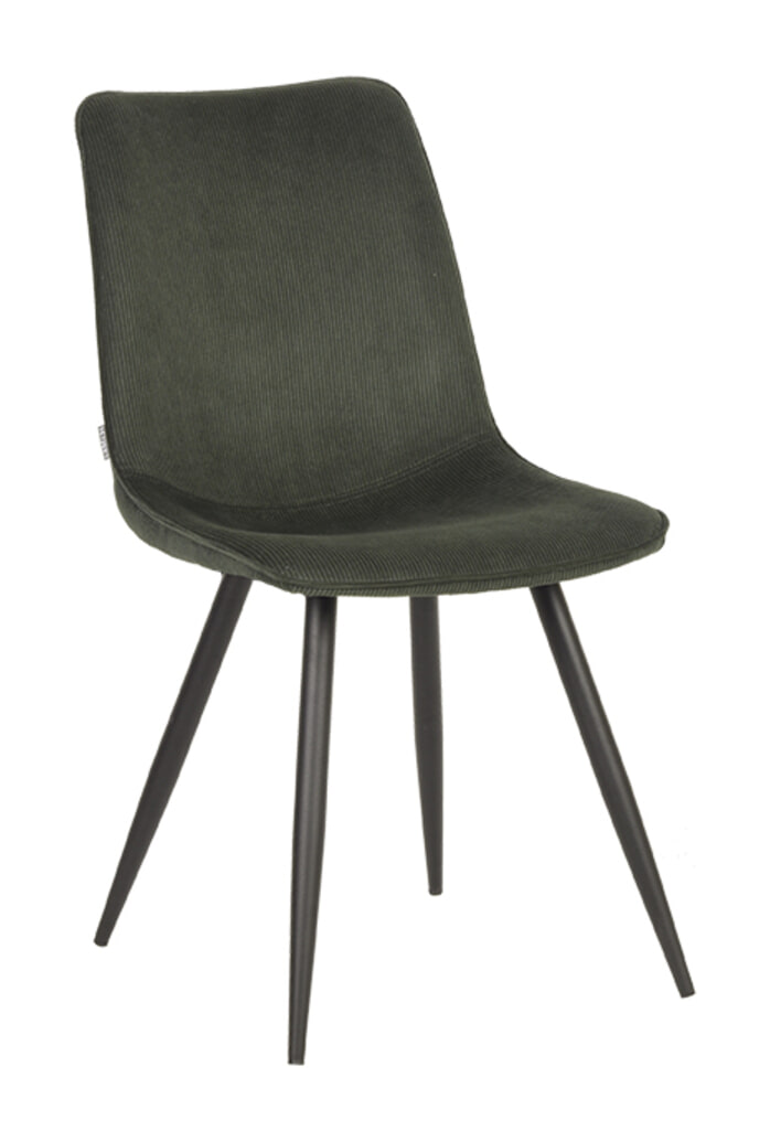 LABEL51 Eetkamerstoel Jort Rib - Army Green