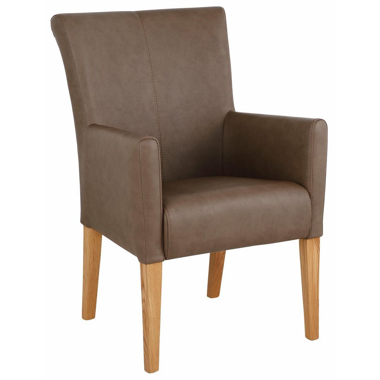 Home affaire Stoel met armleuningen King BESTSELLER! Eetkamerstoel met comfortabele bekleding, eetkamerstoel met armleuningen
