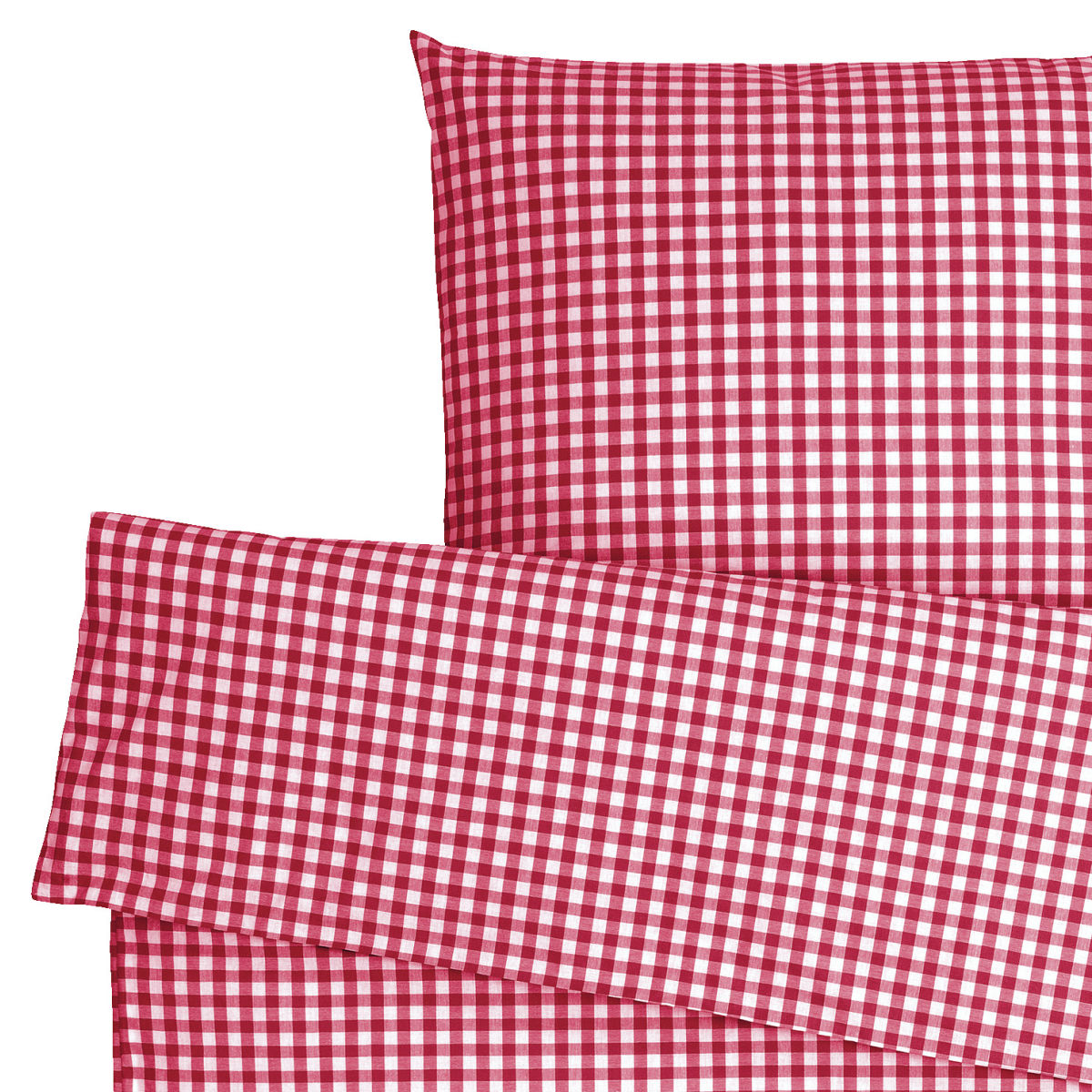ERWIN M. Dekbedovertrekset Tux; 155x220 cm (BxL); rood