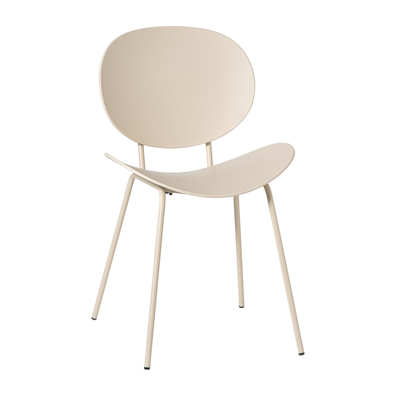 Xenos Eetkamerstoel zand - beige - 81x52x50 cm