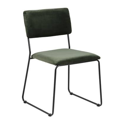 By fonQ basic Slim Eetkamerstoel - Donkergroen