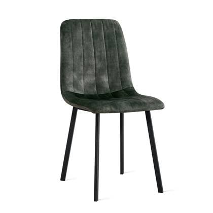 By fonQ Betty Eetkamerstoel - Velvet - Donkergroen