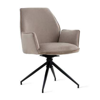 By fonQ Reign Eetkamerstoel - Velvet - Taupe