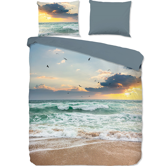 Pure Strand en Zee Dekbedovertrek Multi-2-persoons (200 x 200/220 cm)