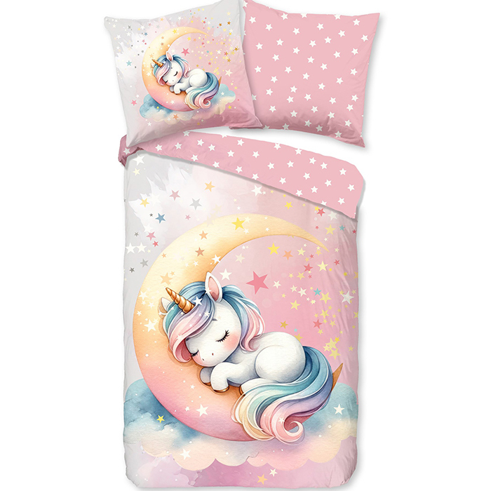 Good Morning Kinderdekbedovertrek Magical Moon Unicorn