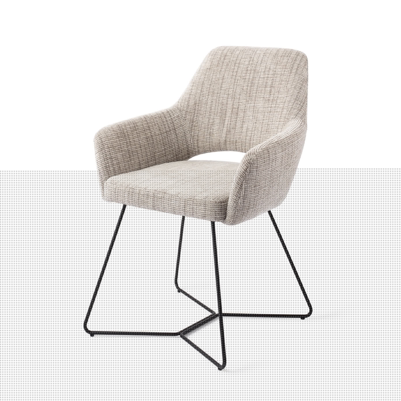 Jesper Home Eetkamerstoel Yanai Beehive Black - Caramel Grid