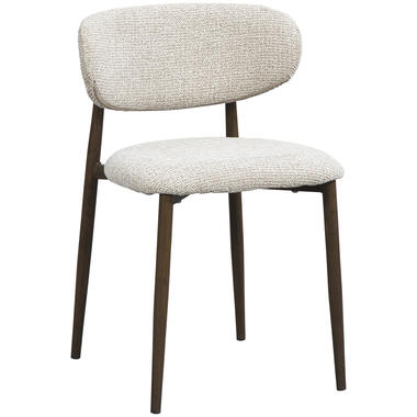 Leen Bakker EETKAMERSTOEL TIBOR MILAN 120 BEIGE