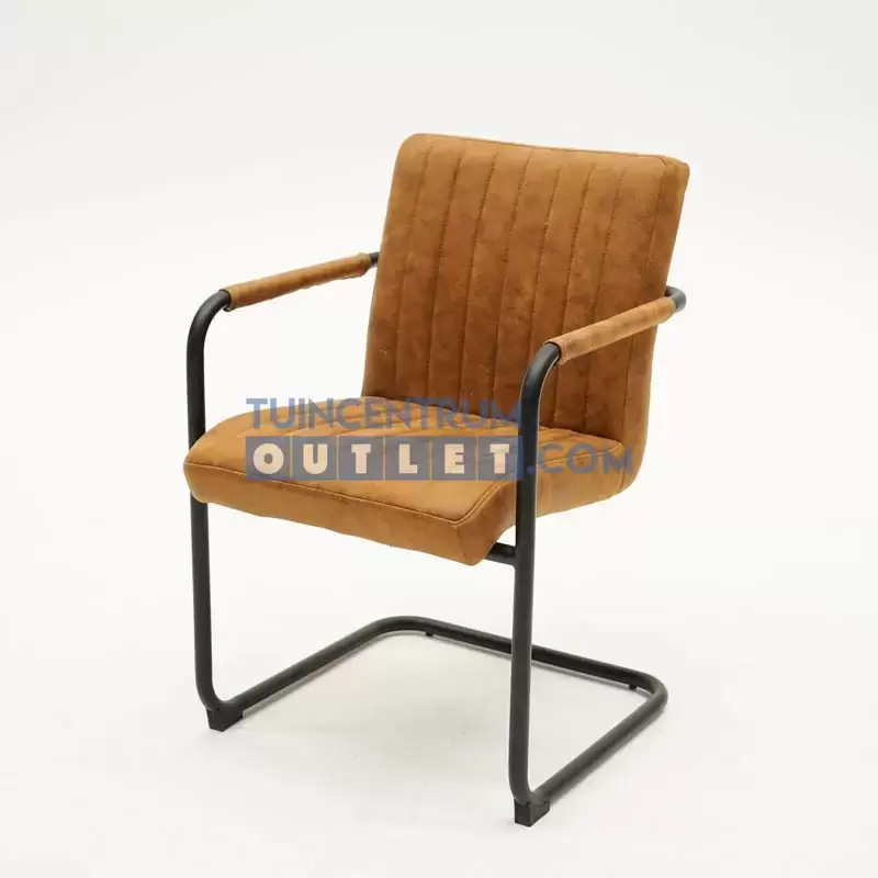 Lesli Living Eetkamerstoel Tate Cognac