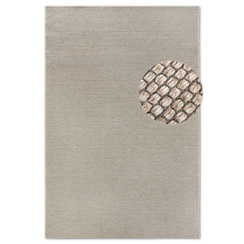 Villeroy & Boch Wollen kleed CHARLES Scheerwol, wol, natuur, woonkamer, slaapkamer, boho, scandi