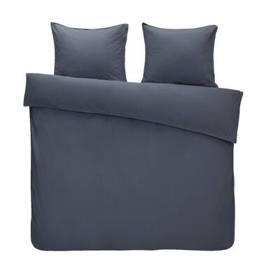 Comfort dekbedovertrek Daan - blauw - 200x200/220 cm