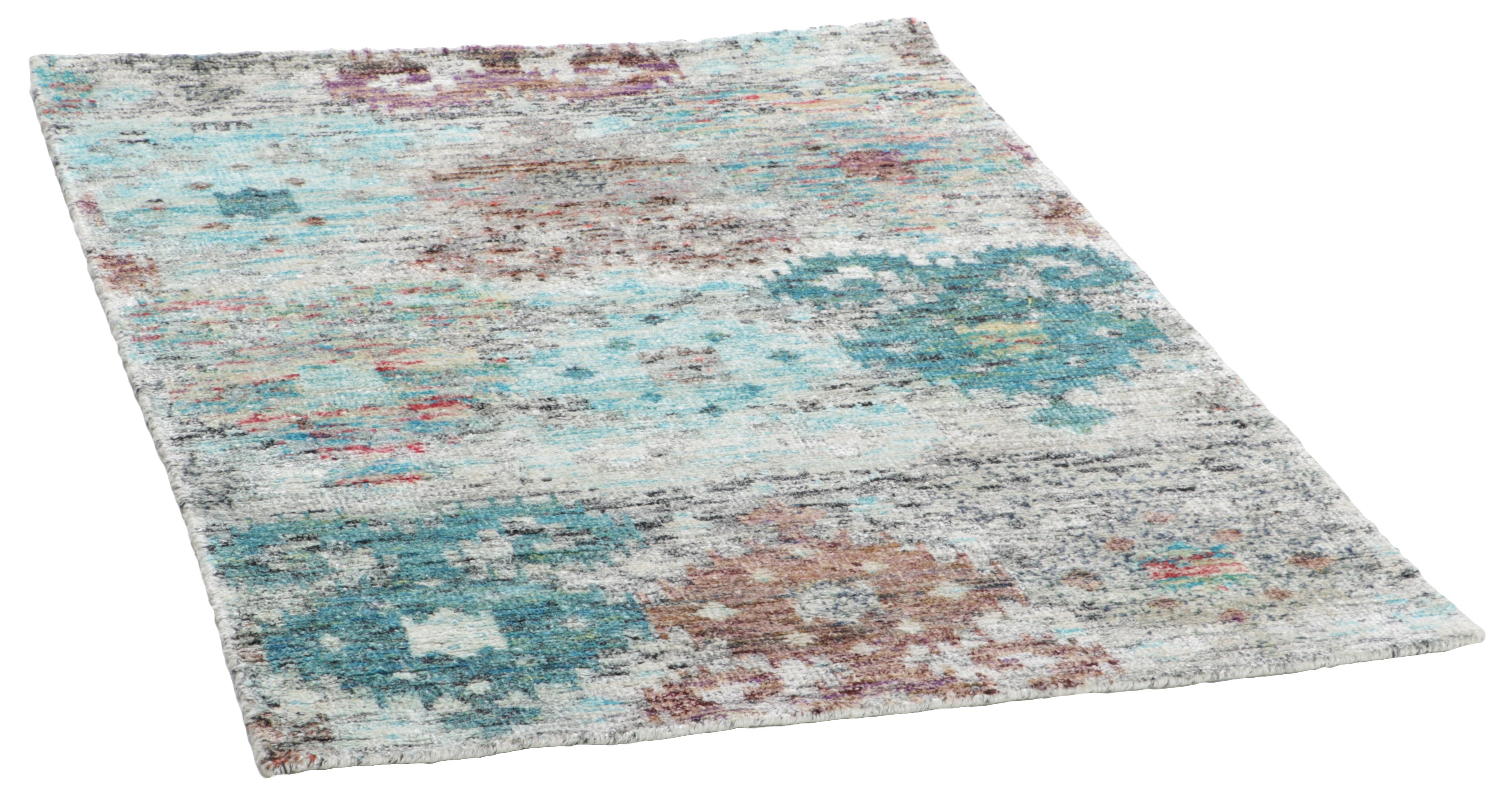 Rezas  Sari Silk - TX 3424, Blue (Multicolor) - 140x200