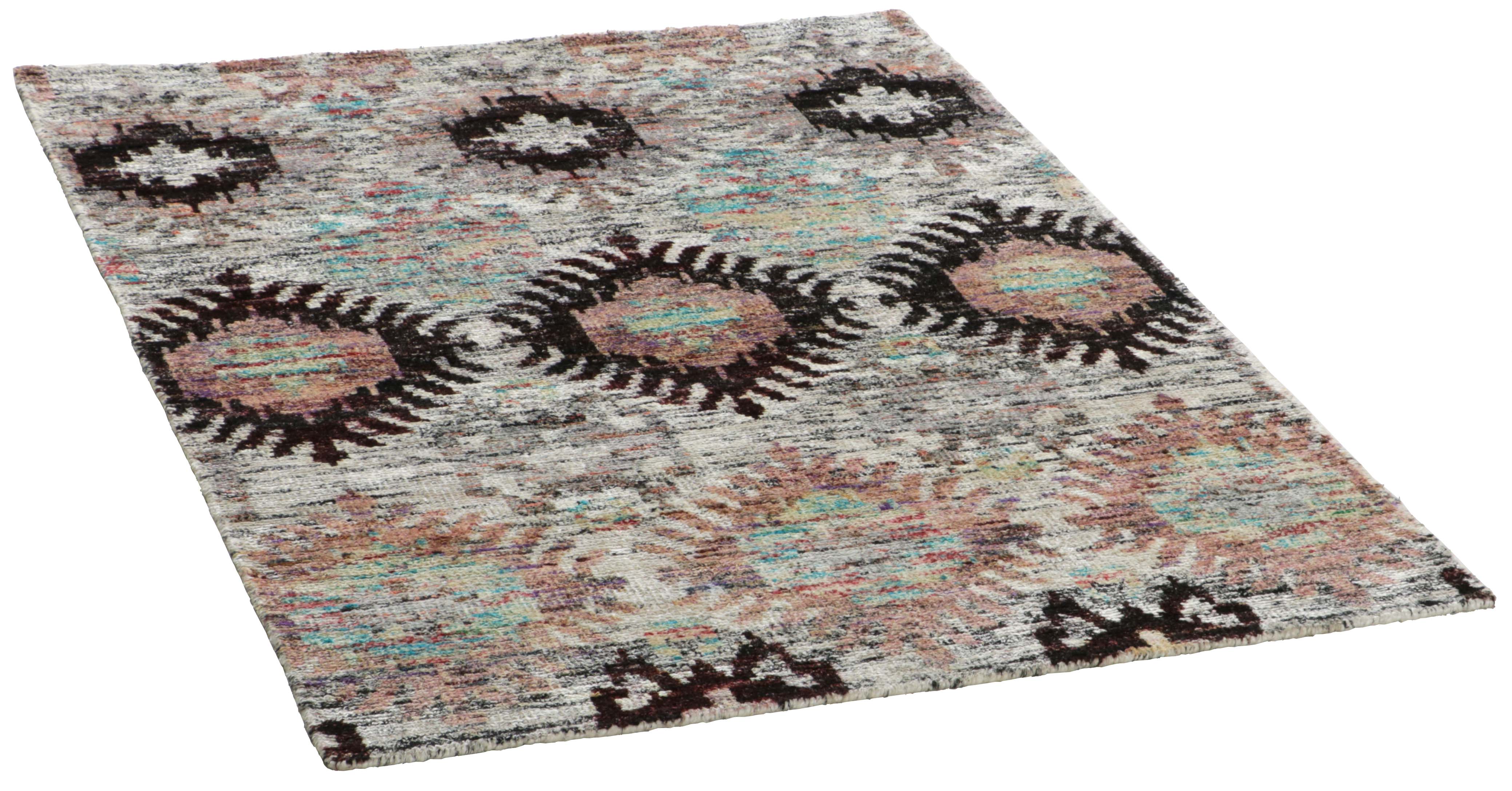 Rezas  Sari Silk - TX 3425, Snow Multi (Beige) - 140x200
