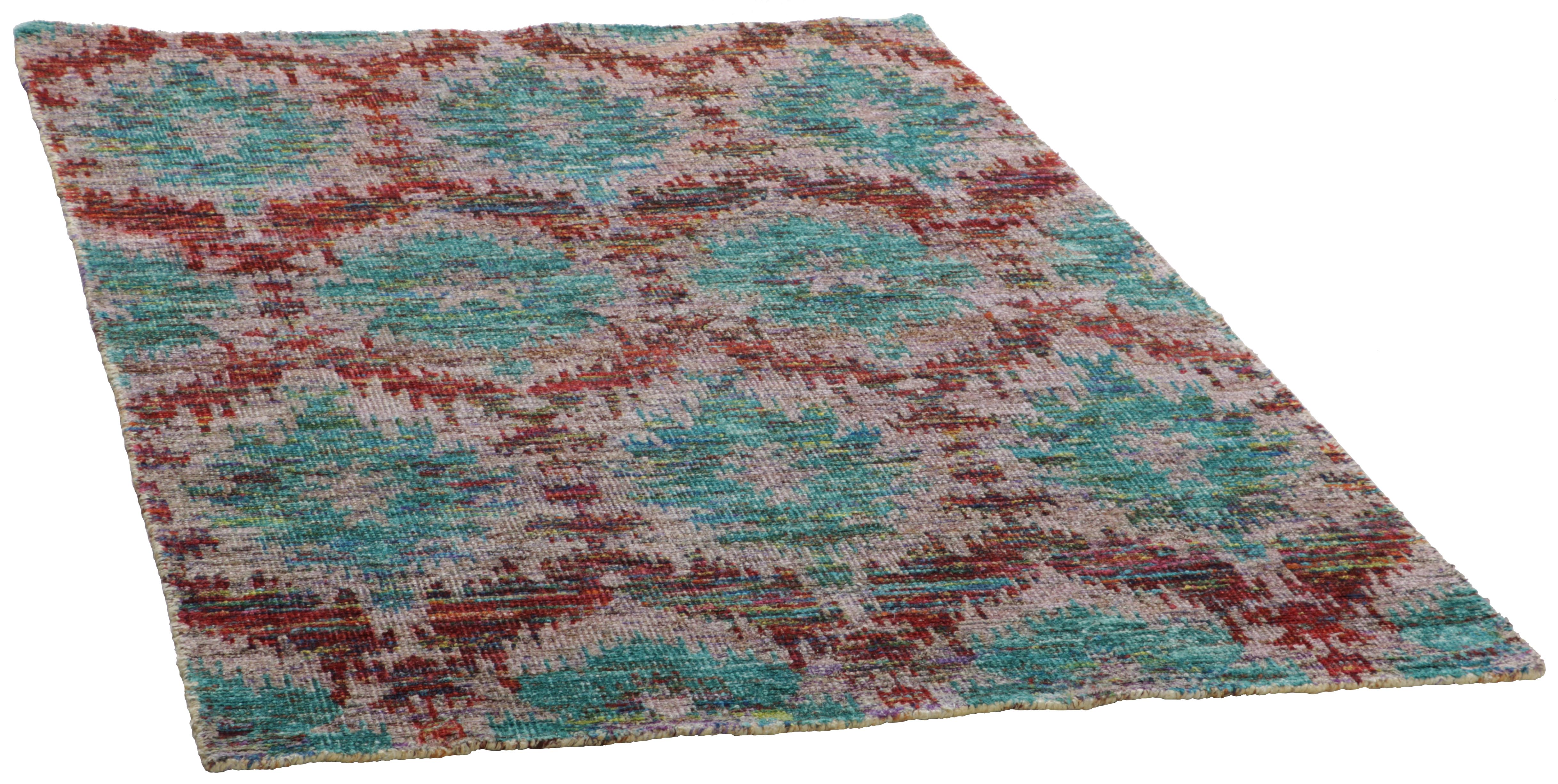 Rezas  Sari Silk - TX 3420, Multicolour (Blue) - 170x240