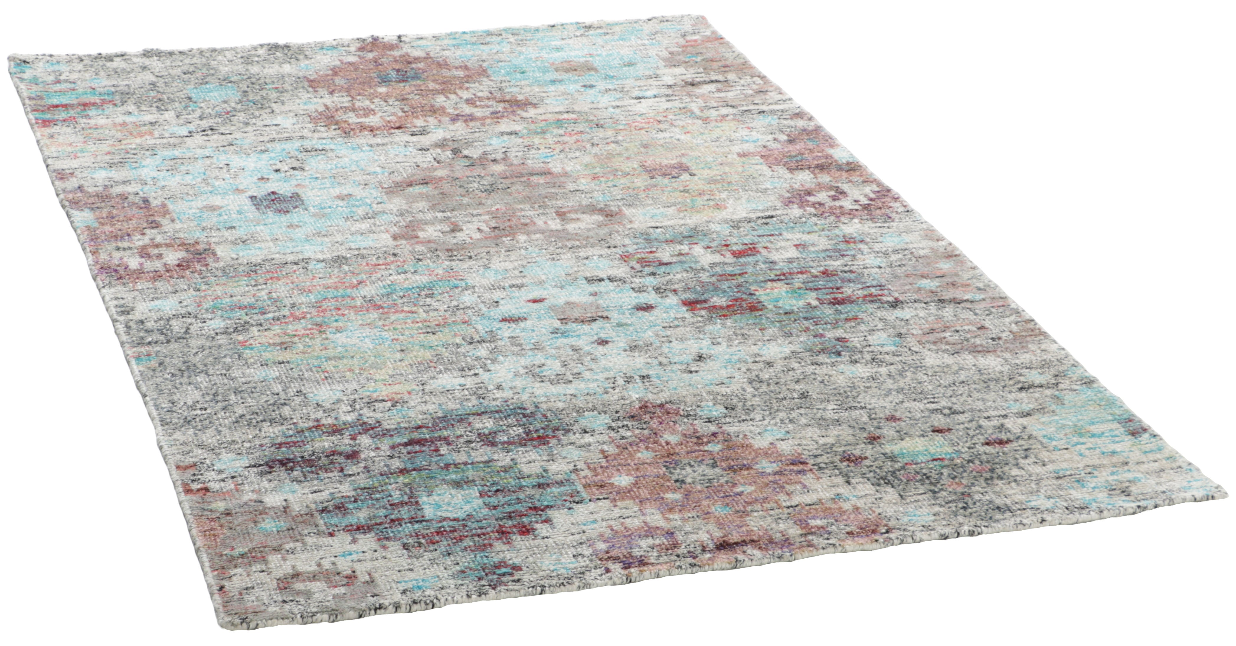 Rezas  Sari Silk - TX 3424, Blue (Multicolor) - 170x240