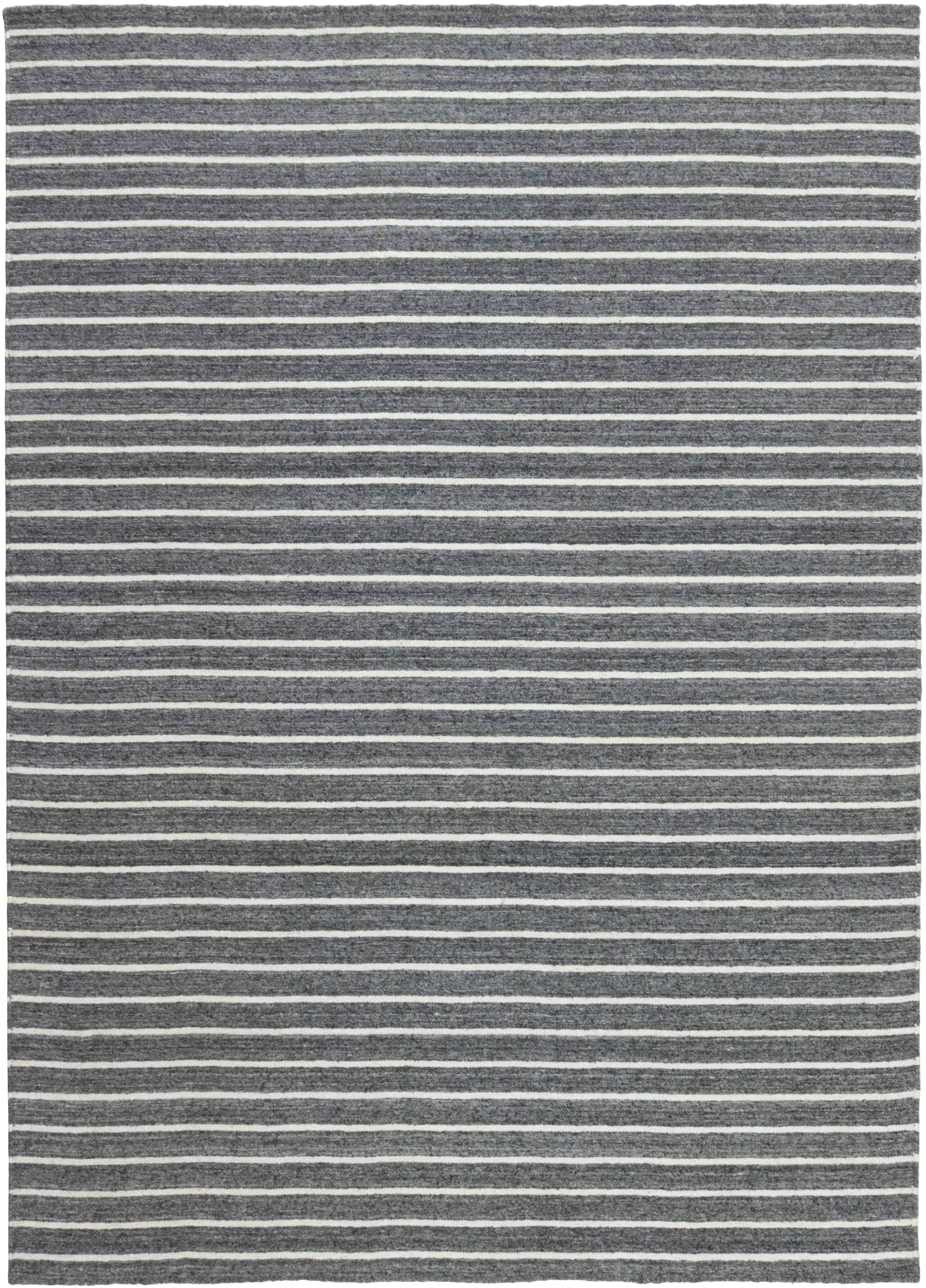 Rezas  Nouveau Stripes - CHP-16-11, Dark Gray White (Black) - 250x350