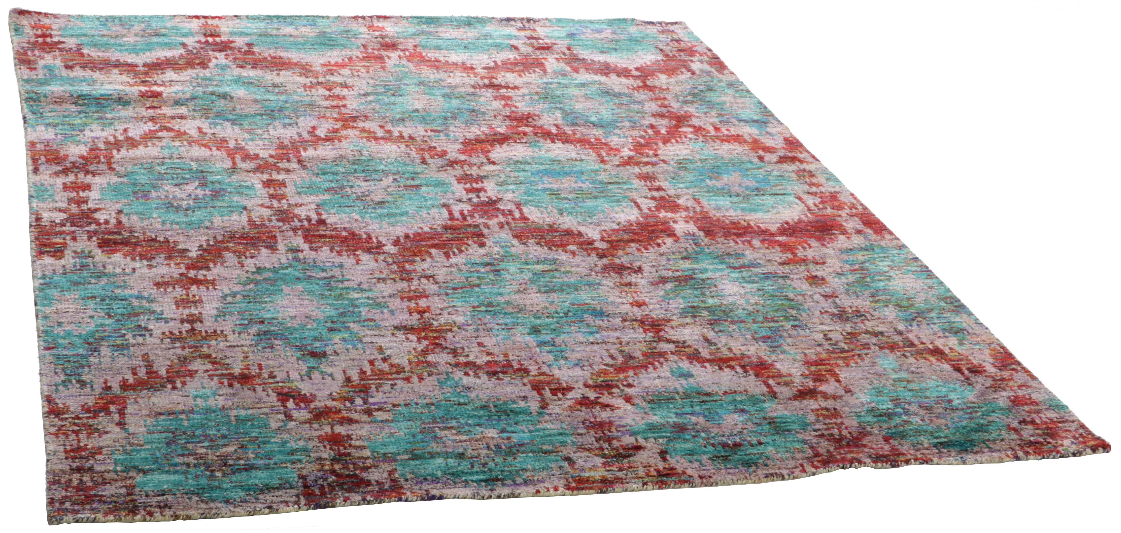 Rezas  Sari Silk - TX 3420, Multicolour (Blue) - 250x300