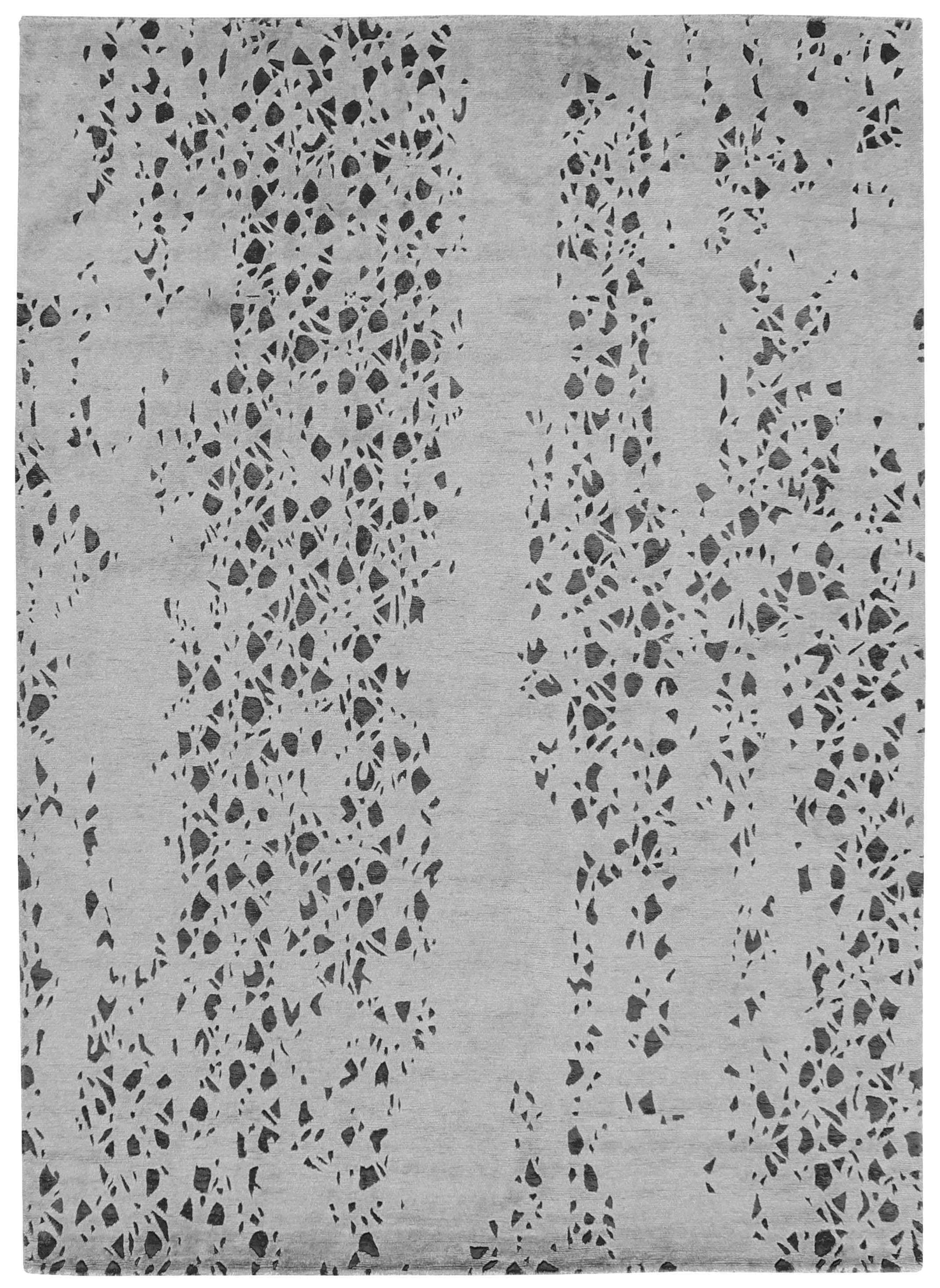 Rezas  Senses - Droplets, Silver (Beige) - 200x300