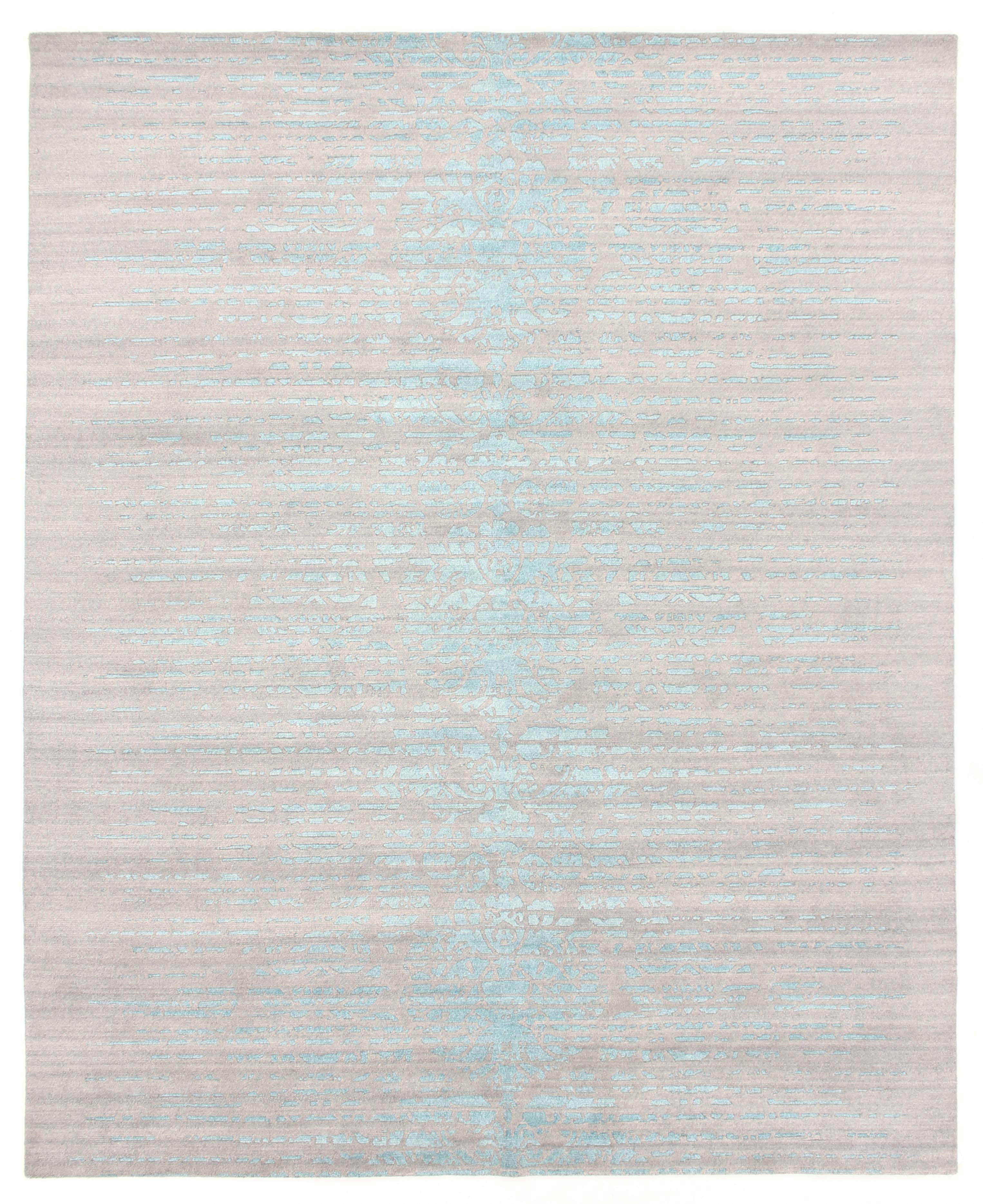 Rezas  Shangri La - Aqua Azul (Beige) - 250x350