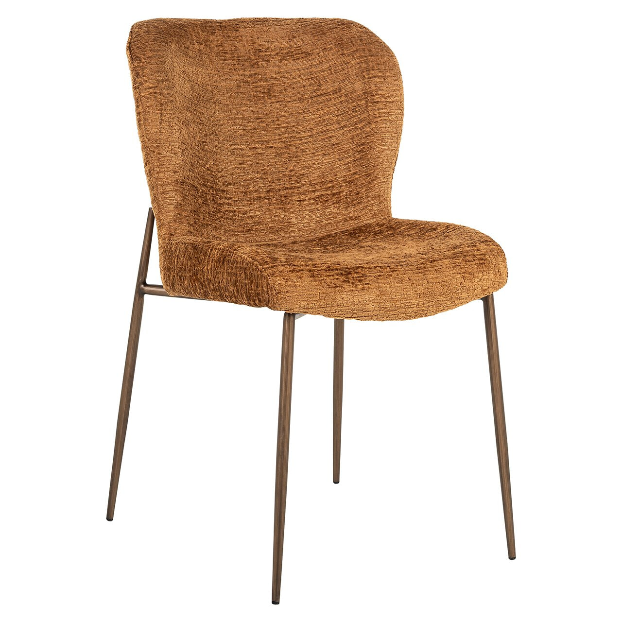 Richmond Interiors Richmond Eetkamerstoel Odarby Fusion stof - Cognac